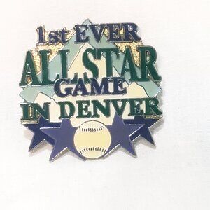 First Ever All Star Game In Denver 1998 Colorado Rockies Pin Baseball Sports 1"